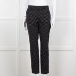 Luisa Spagnoli Black White Polka Dot Trousers
