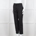 Luisa Spagnoli Black White Polka Dot Trousers