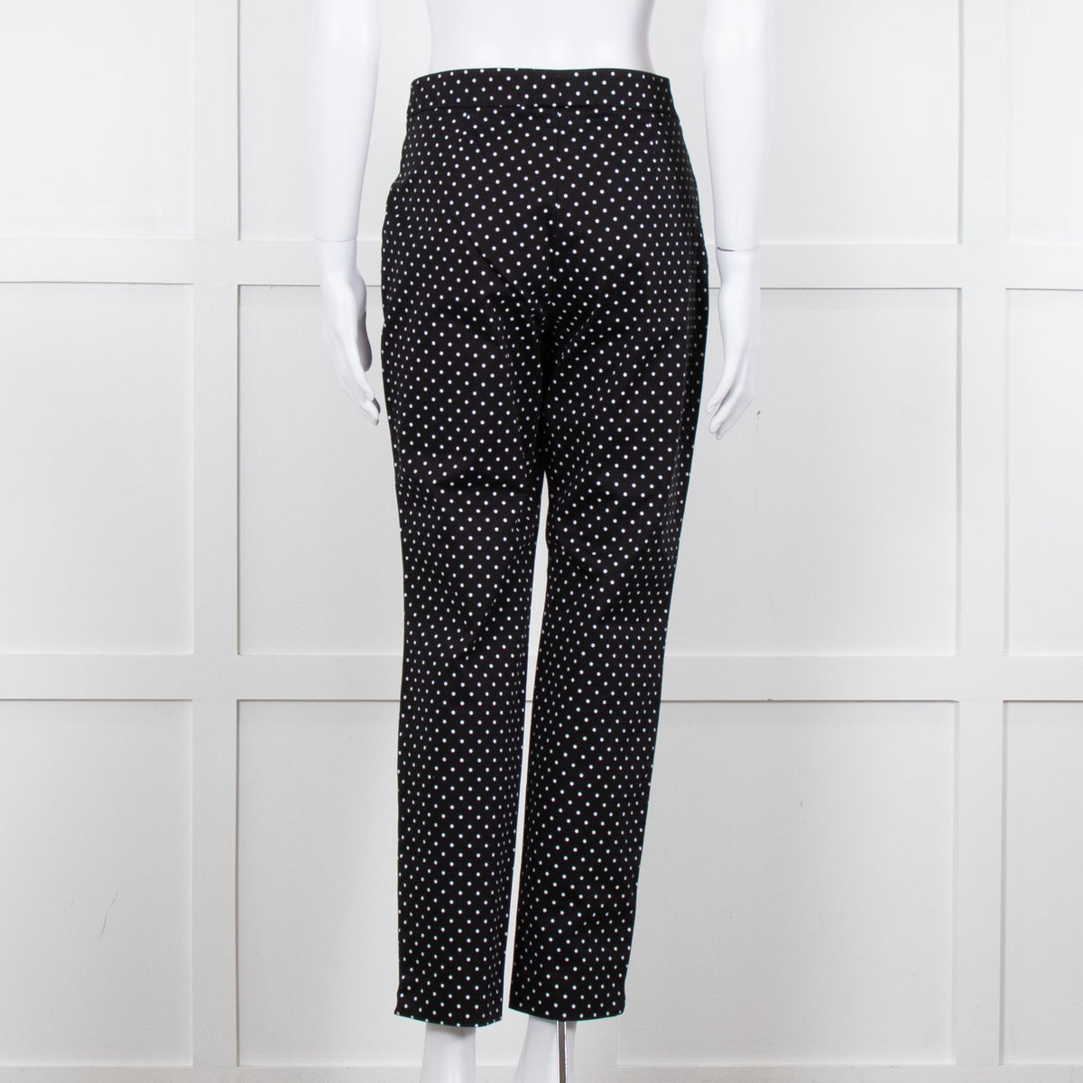Luisa Spagnoli Black White Polka Dot Trousers