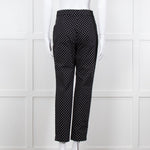 Luisa Spagnoli Black White Polka Dot Trousers