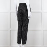 Luisa Spagnoli Black White Polka Dot Trousers