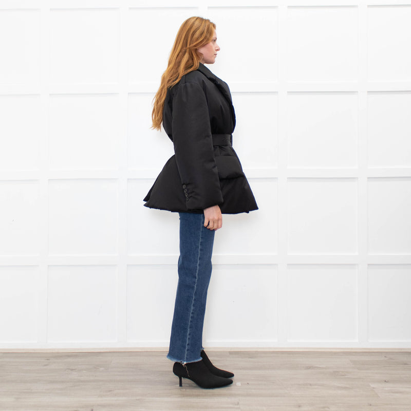 Prada Black Re-Nylon Down Puffer Jacket