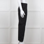 Luisa Spagnoli Black White Polka Dot Trousers