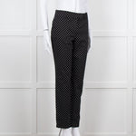 Luisa Spagnoli Black White Polka Dot Trousers