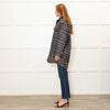 The Kooples Black Tweed  Leather Trim Overshirt Jacket
