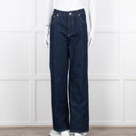 Raey Indigo Denim Straight Leg Jeans