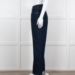 Raey Indigo Denim Straight Leg Jeans