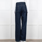 Raey Indigo Denim Straight Leg Jeans