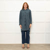 Rosso35 Petrol Blue Knit Coat