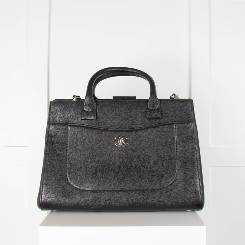 Chanel Black Neo Executive Tote Bag