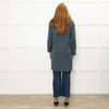 Rosso35 Petrol Blue Knit Coat