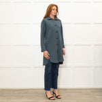 Rosso35 Petrol Blue Knit Coat