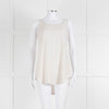 Eileen Fisher Cream Silk Vest Top