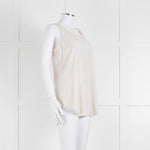 Eileen Fisher Cream Silk Vest Top