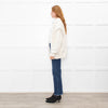 IRO Cream Cable Knit Open Cardigan