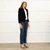 Cefinn Navy Blue Needlecord Blazer Jacket