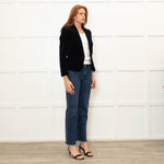 Cefinn Navy Blue Needlecord Blazer Jacket