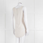 Eileen Fisher Cream Silk Vest Top