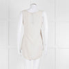 Eileen Fisher Cream Silk Vest Top