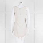 Eileen Fisher Cream Silk Vest Top