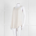 Eileen Fisher Cream Silk Vest Top