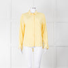 Second Female Yellow White Stripe Frill Cuff Blouse