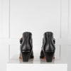 Givenchy Black Silver Stud Western Ankle Boots