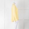 Second Female Yellow White Stripe Frill Cuff Blouse