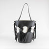 NEOUS Venus Bucket Bag With Contrast Stitching In Black
