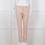 Joseph Peach Cotton Slim Leg Trousers