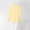Second Female Yellow White Stripe Frill Cuff Blouse