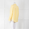 Second Female Yellow White Stripe Frill Cuff Blouse