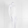 Frame White Cotton Sleeveless Low Back Top