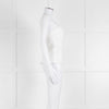 Frame White Cotton Sleeveless Low Back Top