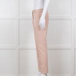 Joseph Peach Cotton Slim Leg Trousers