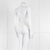 Frame White Cotton Sleeveless Low Back Top