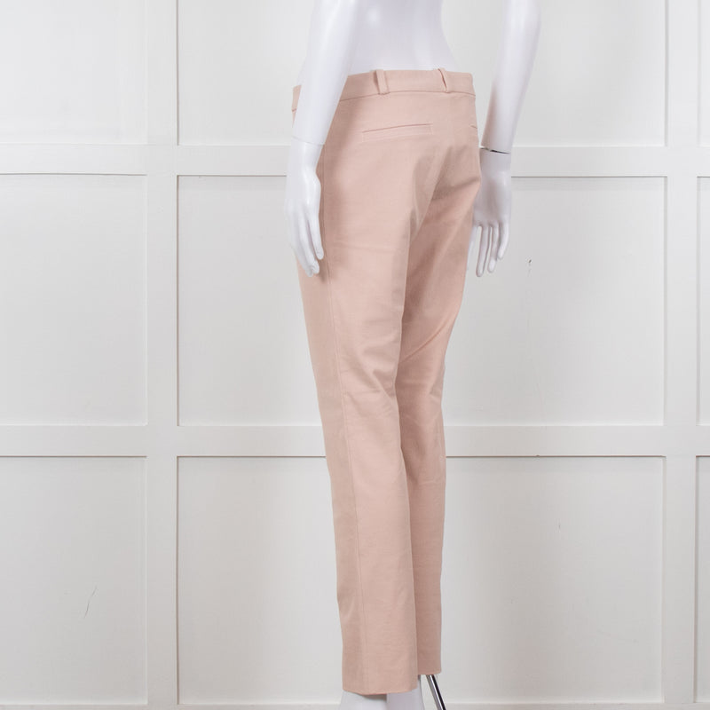 Joseph Peach Cotton Slim Leg Trousers