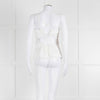 Frame White Cotton Sleeveless Low Back Top