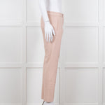 Joseph Peach Cotton Slim Leg Trousers