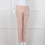 Joseph Peach Cotton Slim Leg Trousers