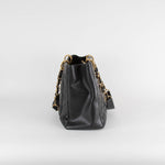 Chanel Black Caviar Leather Grand Shopping Tote Bag
