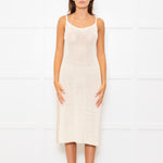 Zulu & Zephyr Cream Crochet Strappy Dress