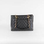 Chanel Black Caviar Leather Grand Shopping Tote Bag