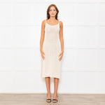 Zulu & Zephyr Cream Crochet Strappy Dress