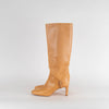 Reformation Gaelle Pale Tan Knee High Boots