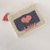 Mabe Neve 'Love' Crochet Pouch