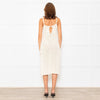 Zulu & Zephyr Cream Crochet Strappy Dress