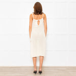 Zulu & Zephyr Cream Crochet Strappy Dress