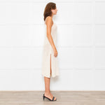 Zulu & Zephyr Cream Crochet Strappy Dress