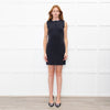 Alexander McQueen Black Dress With Multicolour Swarovski Stone Neck